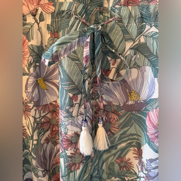 Tory Burch printed cotton shirt dress. Size medium - Picture 3 of 5